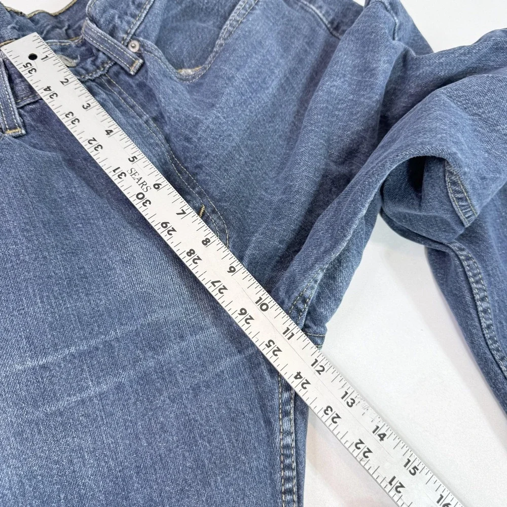 Levis 505 Jeans Mens 34x30 Blue Denim Straight Leg Classic Fit Medium Wash